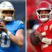 Chargers sorprenden a los Chiefs en brasil