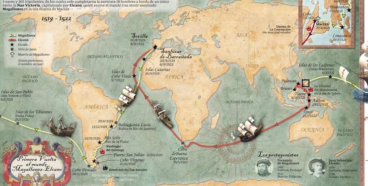 Hoy se conmemora la primera vuelta al mundo