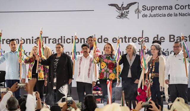 Ceremonias ancestrales marcan el inicio de la nueva Suprema Corte