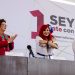 Asiste Layda Sansores al primer informe de actividades de la alcaldesa de Seybaplaya
