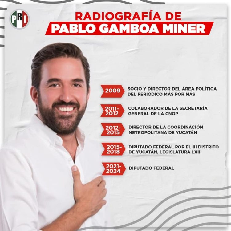 Pablo Gamboa Miner sigue los pasos de su padre, fenestrar el erario público y beneficiarse de las posiciones políticas