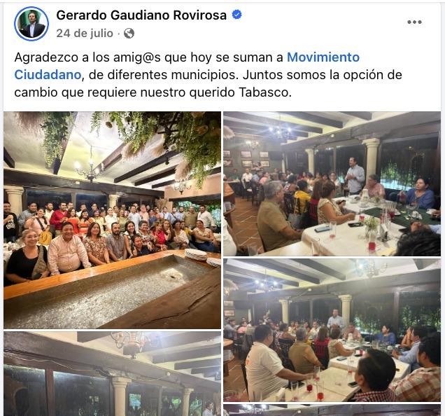 Gerardo Gaudiano alias “candidato pastelito” mantiene el repudio de los tabasqueños