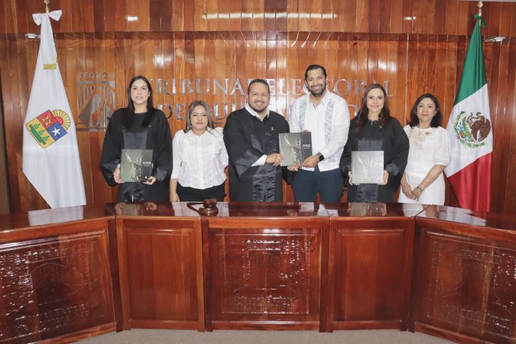 Rinde el Magistrado Presidente del TEQROO, Sergio Avilés Demeneghi el Informe de Actividades 2024-2025