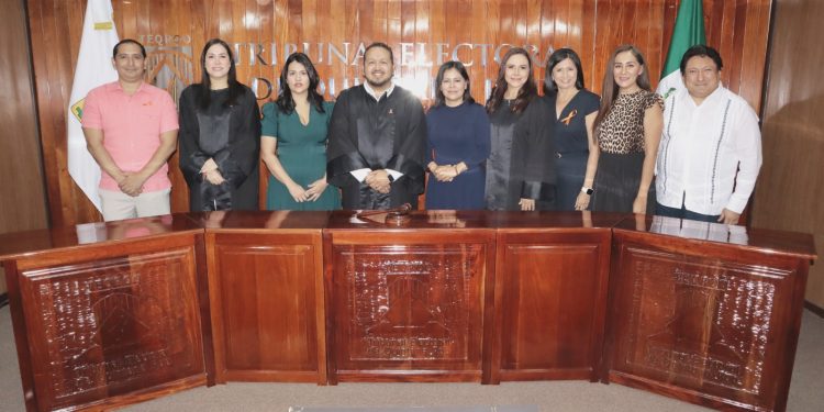 Rinde el Magistrado Presidente del TEQROO, Sergio Avilés Demeneghi el Informe de Actividades 2024-2025