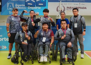 Campeche arrasa en parapowerlifting con cuatro oros en la Paralimpiada Nacional 2025
