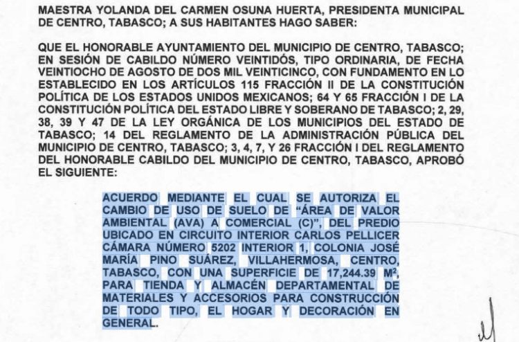 Yolanda Osuna sobre los moches, la aliada de Bermúdez se benefició de proyectos ecosidas, ambición sin límite