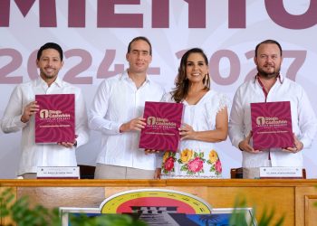 Asiste Mara Lezama al Primer Informe de Gobierno de Tulum y reafirma el compromiso con el bienestar de la ciudadanía y el pueblo maya