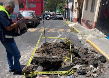 Álvaro Obregón repara 135 socavones en menos de un año; drenajes, la principal causa