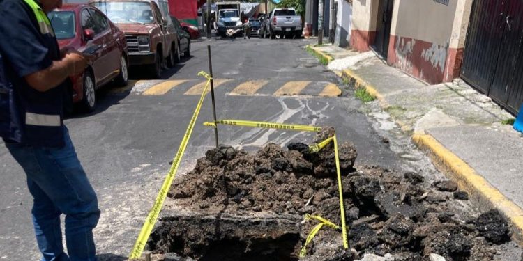 Álvaro Obregón repara 135 socavones en menos de un año; drenajes, la principal causa