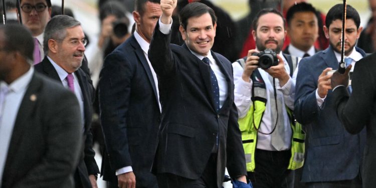 Rubio llega a Ciudad de México en medio de tensiones por seguridad