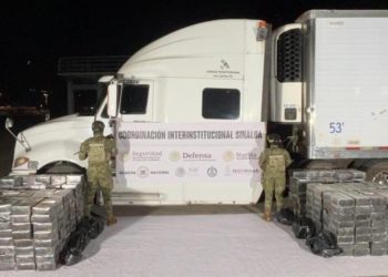 Aseguran tonelada y media de droga en Mazatlán