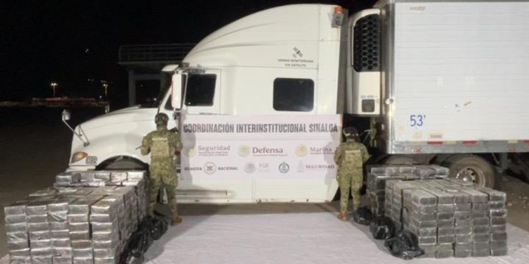 Aseguran tonelada y media de droga en Mazatlán