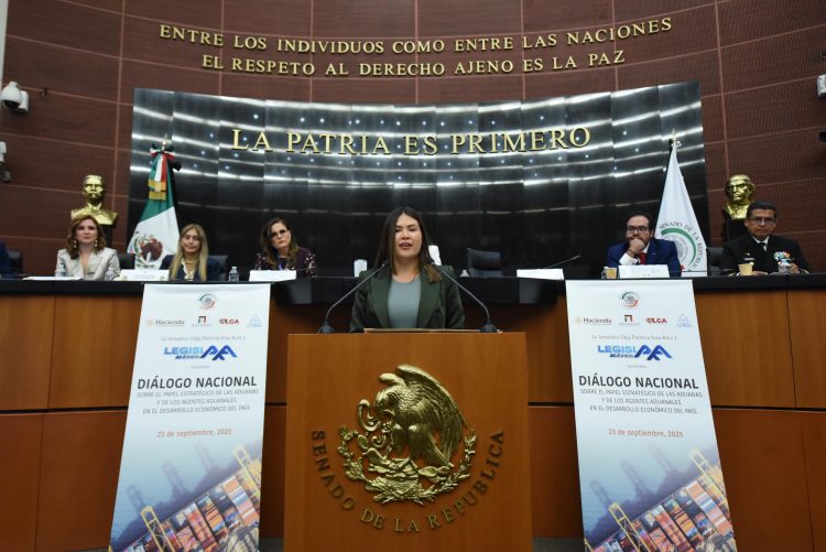 En un hecho histórico, el Senado de la República abre sus puertas a las y los agentes aduanales: Anahí González