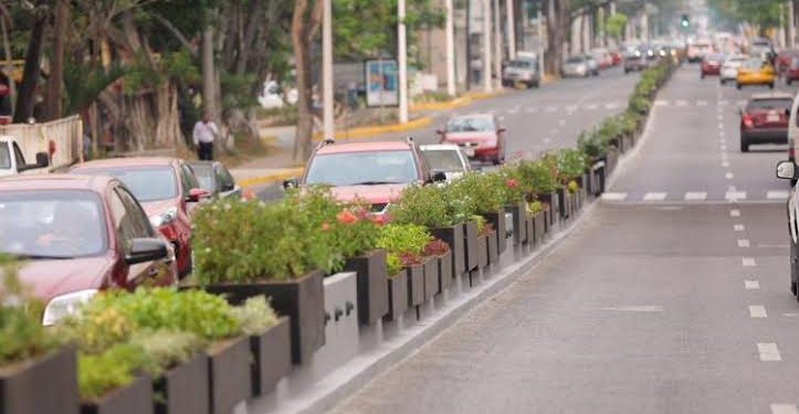 Jardineras de paseo Tabasco inservibles