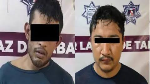 Detienen en Villahermosa a dos con ponchallantas, droga y dinero.
