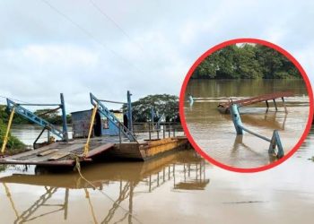 En Veracruz, transbordador se hunde dejando incomunicados a pobladores