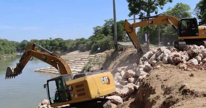 Arrancan en Tabasco obras de protección hidráulica en 19 puntos clave