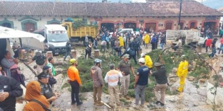 Tras el tornado “Culebra”, San Cristóbal de las Casas trabaja en rescate y limpieza