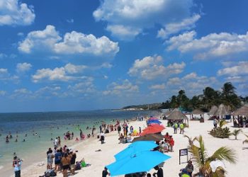 Playa Bonita rompe récord: más de 19 mil visitantes disfrutaron el verano en Campeche