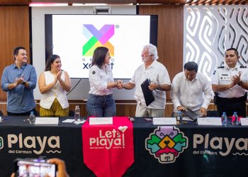 Estefanía Mercado  fortalece turismo social con firma de convenio con Grupo Xcaret