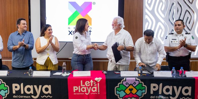 Estefanía Mercado fortalece turismo social con firma de convenio con Grupo Xcaret