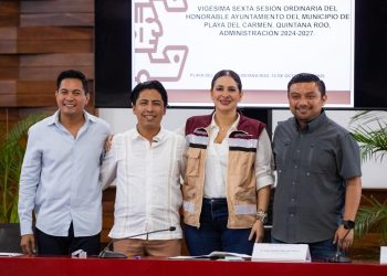 Presenta Estefanía Mercado iniciativa para regularizar y poner alto a las invasiones en Playa del Carmen