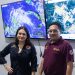 Estefanía Mercado junto al equipo de Protección Civil recorre la ciudad para atender situación por las lluvias