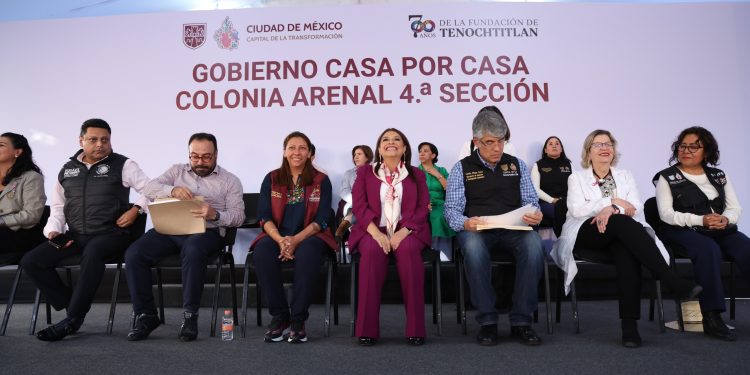Anuncia Clara Brugada inversión de 146 MDP para rehabilitación de ductos de drenaje y agua potable, en la Venustiano Carranza