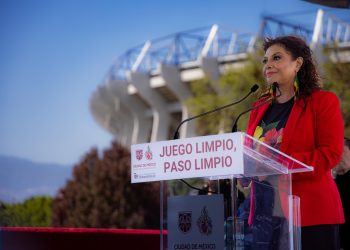 Clara Brugada pone en marcha obras de rehabilitación en las inmediaciones del Estadio Banorte, sede del Mundial de Futbol 2026