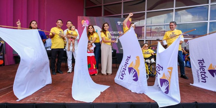 Mara Lezama reafirma su compromiso con el CRIT Quintana Roo y el Teletón 2025