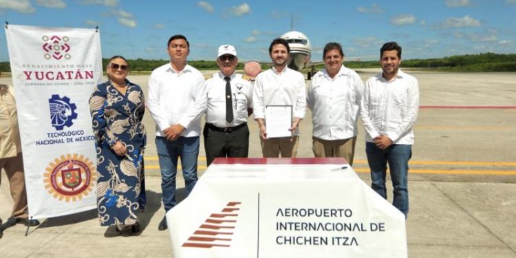 Inauguran primer Hangar y Taller Aeronáutico en el Aeropuerto Internacional de Chichén Itzá