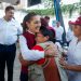 Sheinbaum entrega apoyos económicos a familias afectadas por inundaciones en Puebla