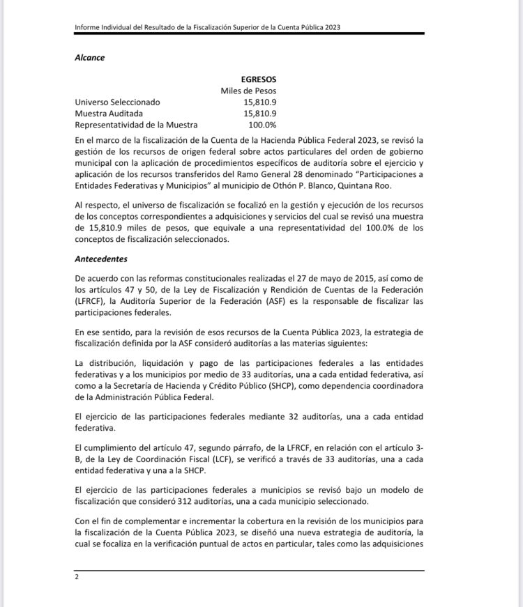 Yensunni Martínez bajo la lupa: ASF detecta irregularidades por más de 10 millones en Othón P. Blanco