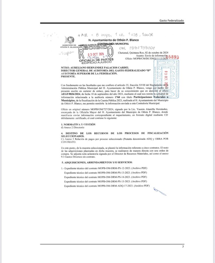 Yensunni Martínez bajo la lupa: ASF detecta irregularidades por más de 10 millones en Othón P. Blanco