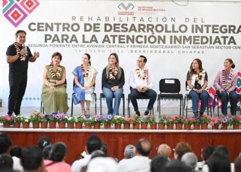 Gobernador de Chiapas Inaugura Obras en Berriozábal y Suchiapa