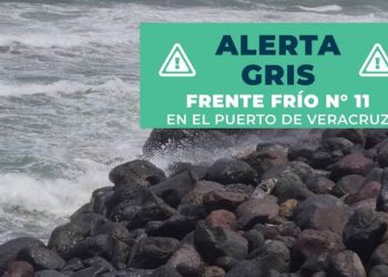 Alerta Gris en Veracruz por Frente Frío 11: Lluvias y Vientos Intensas