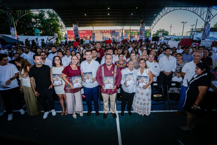 Cancunenses respaldan la Justicia Social en el 1er Informe de Jorge Sanén