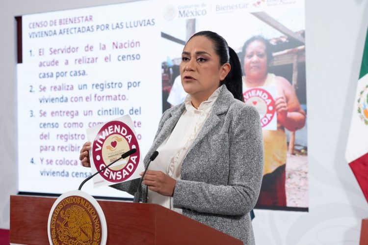 Bienestar inicia Censo casa por casa en zonas afectadas por las lluvias en Hidalgo, Puebla, San Luis Potosí, Veracruz y Querétaro
