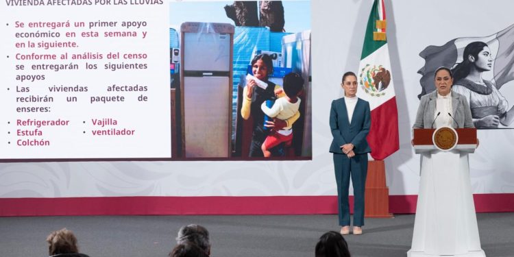 Bienestar inicia Censo casa por casa en zonas afectadas por las lluvias en Hidalgo, Puebla, San Luis Potosí, Veracruz y Querétaro