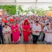 La escuela “Niños Héroes” ya cuenta con su cancha techada y rehabilitada; la inauguró Layda Sansores