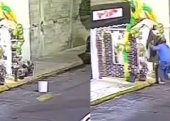 Roban figura de San Judas Tadeo durante festejos en Iztapalapa