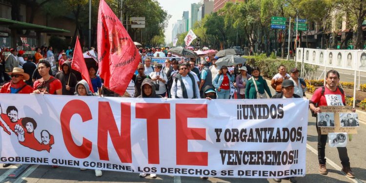 CNTE advierte con paros durante el Mundial 2026 si no se cumplen sus demandas