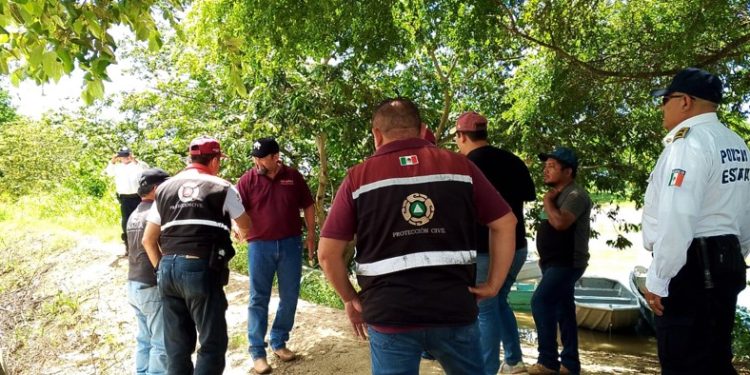 Palizada respira tras descenso del río, pero autoridades mantienen vigilancia