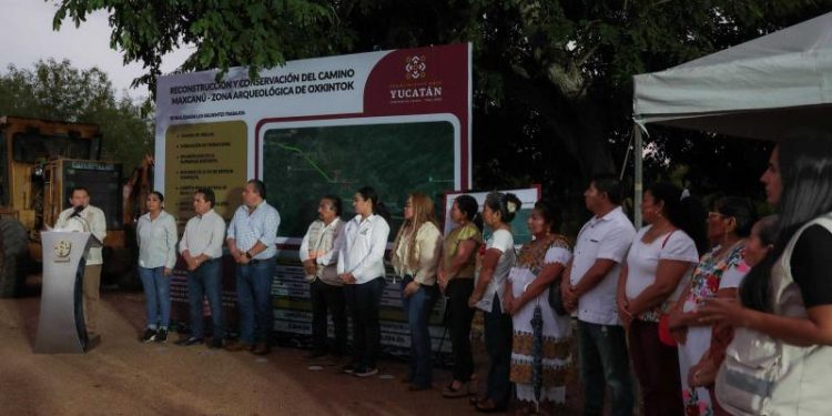Yucatán moderniza acceso a la zona arqueológica de Oxkintok