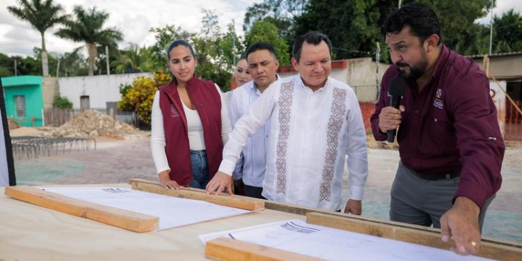 Díaz Mena supervisa obras en Panabá y anuncia nuevas inversiones en infraestructura comunitaria