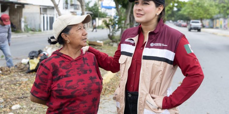 Estefanía Mercado lleva mega brigada de Servicios Públicos a La Guadalupana
