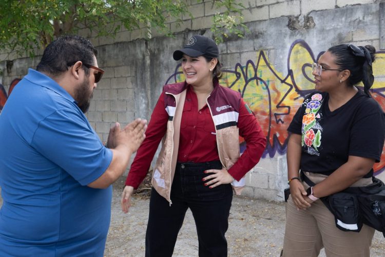 Estefanía Mercado lleva mega brigada de Servicios Públicos a La Guadalupana