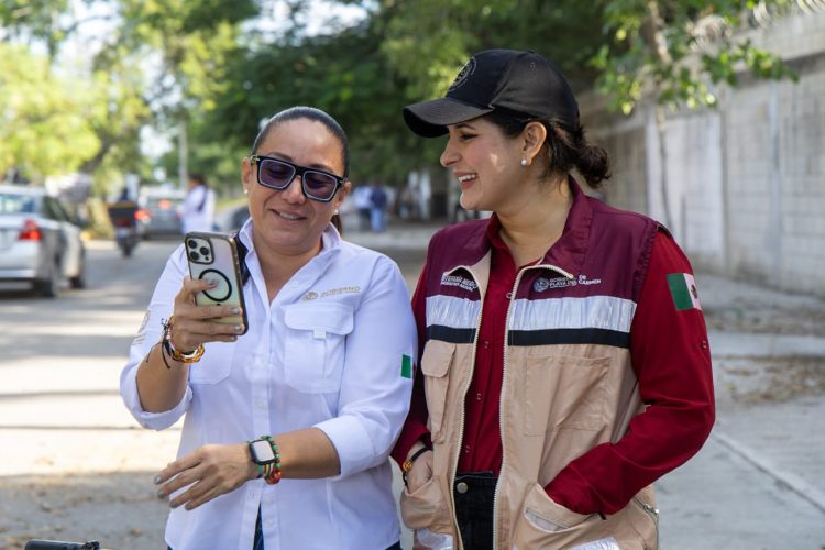 Estefanía Mercado lleva mega brigada de Servicios Públicos a La Guadalupana