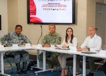 Ana Paty Peralta respalda estrategias de seguridad previas a la Copa Mundial 2026