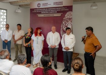 Layda Sansores, inauguró la nueva sede de las comisarías municipal y ejidal de Ruiz Cortines con  inversión de $5.5 millones